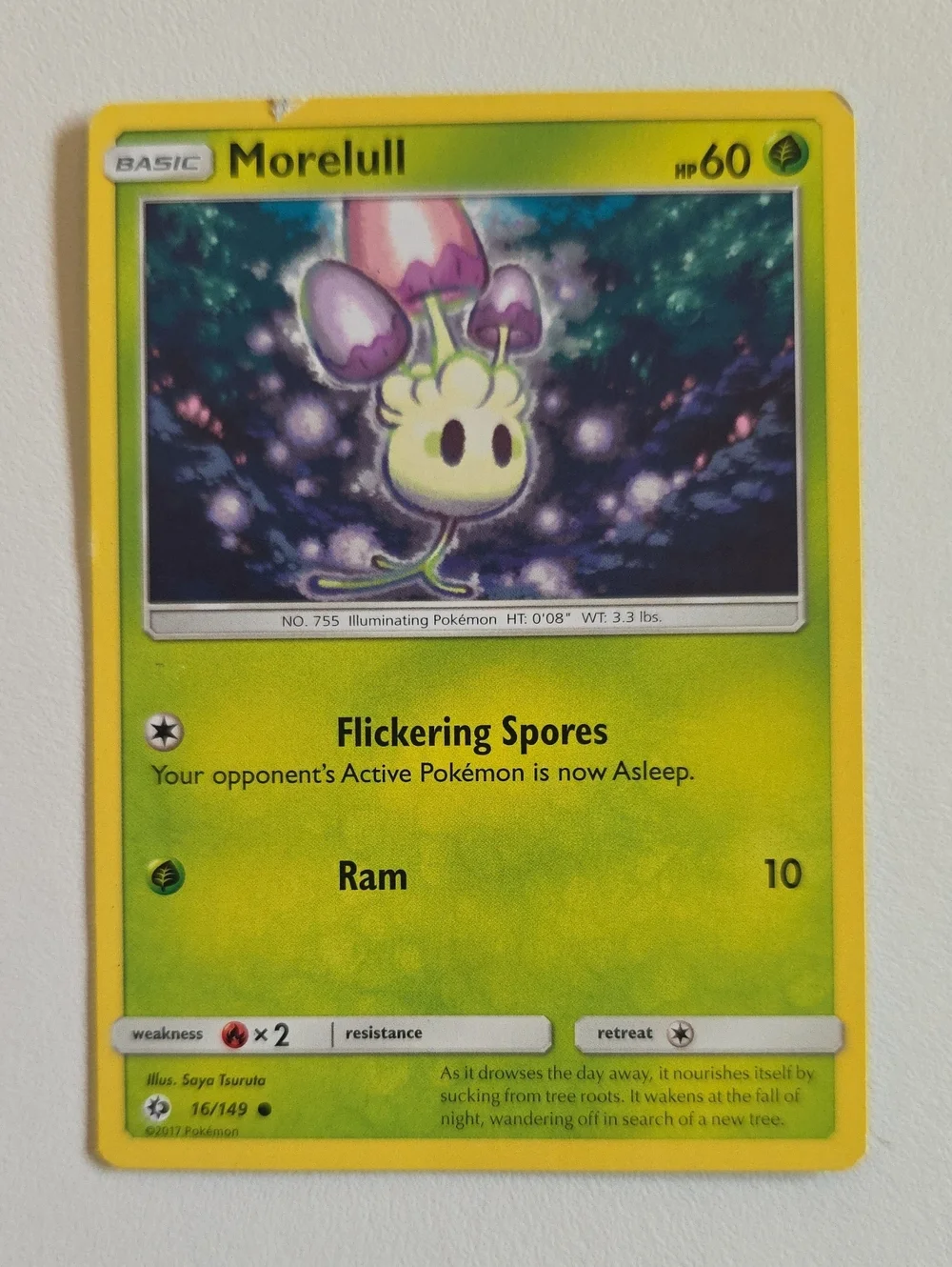 Pokemon Morelull And Shinotic Cards